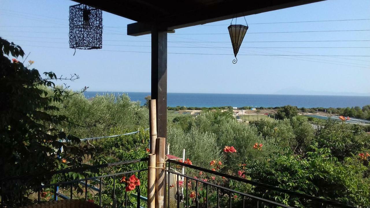 Ammolofoi Villa Maria Sea View Néa Péramos Dış mekan fotoğraf